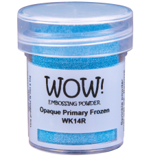 Пудра для эмбоссинга "Opaque Primary Frozen", непрозрачная матовая, 15мл., WOW!
