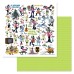   Набор бумаги 20х20 см "Ну, погоди!", 12 листов, ScrapMania
