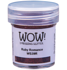 Пудра для эмбоссинга "Ruby Romance", полупрозрачная, 15мл., WOW!
