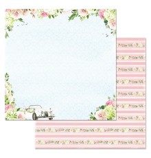   Бумага двусторонняя  "Обнимая счастье. Лимузин" (ScrapMania)
