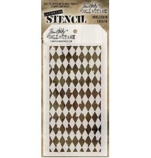 Трафарет "Harlequin", by Tim Holtz