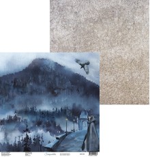 Бумага двусторонняя коллекция "Enigma 2", 30,5*30,5см., Scrapodelie