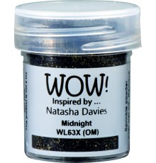 Пудра для эмбоссинга "Midnight", непрозрачная, мраморная, 15мл., WOW!