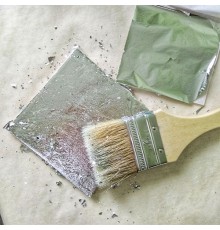 Поталь «Серебро» 10 листов (8*8 см.), Fractal Paint